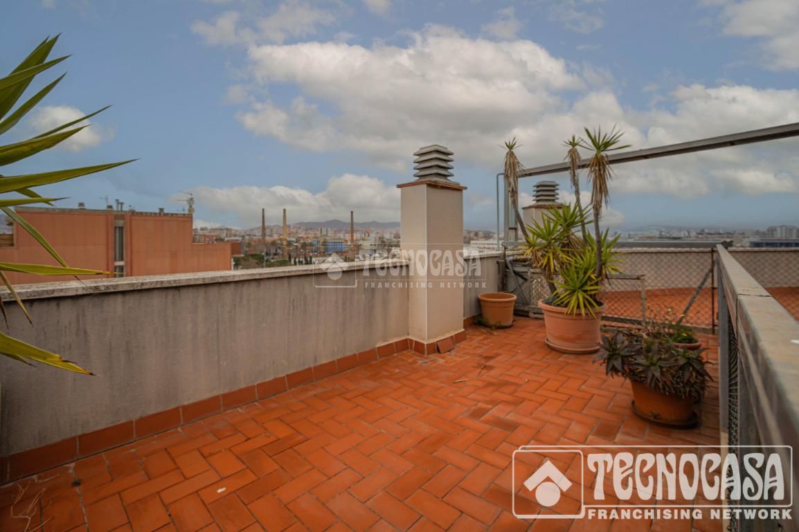 Terrace of Flat for sale in Sant Adrià de Besòs  with Air Conditioner, Heating and Terrace