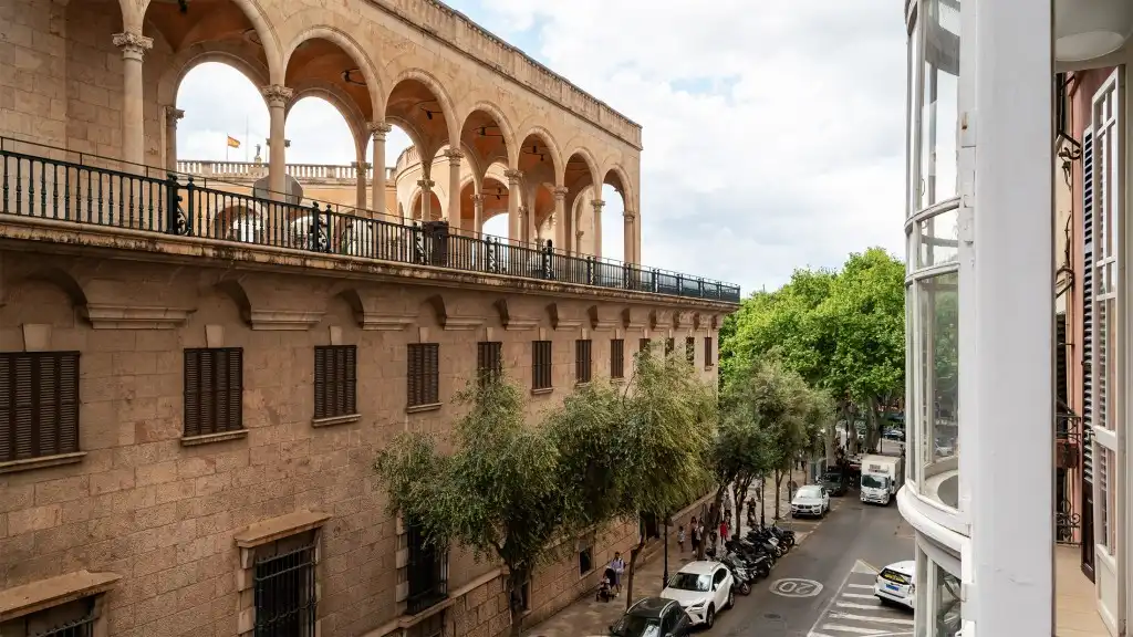 Vista exterior de Apartamento de alquiler en  Palma de Mallorca con Aire acondicionado, Calefacción y Terraza