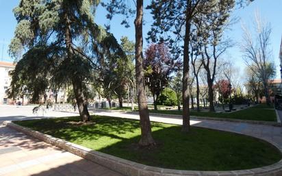 Garden of Flat for sale in  Madrid Capital  with Air Conditioner, Heating and Parquet flooring