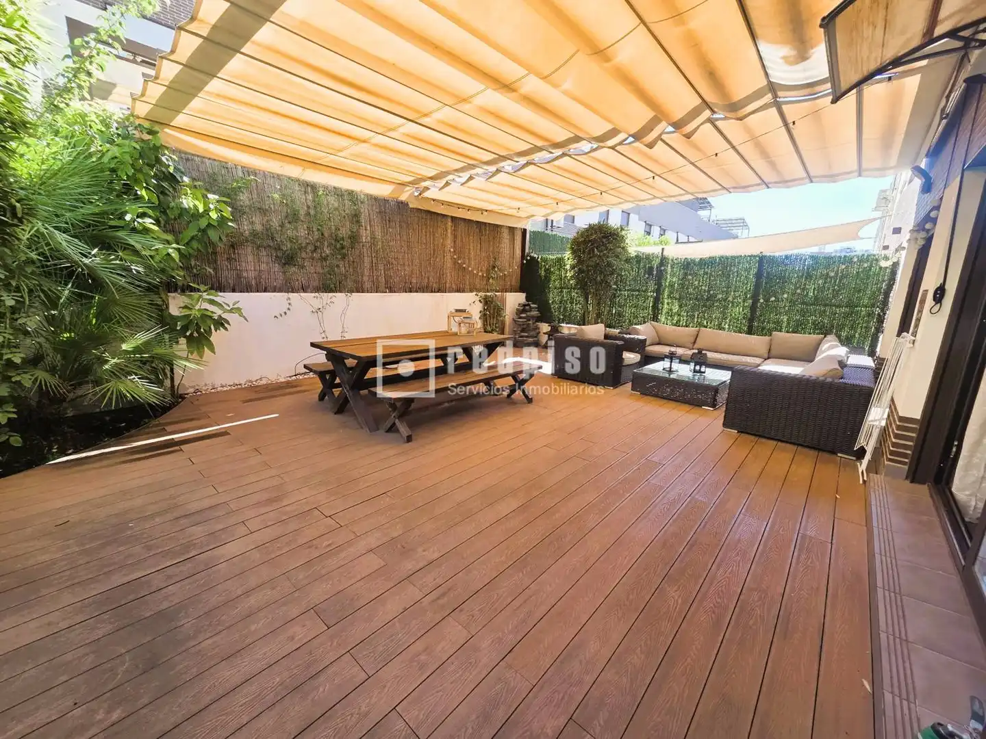 Terraza de Casa o chalet en venta en Rivas-Vaciamadrid con Aire acondicionado, Calefacción y Jardín privado