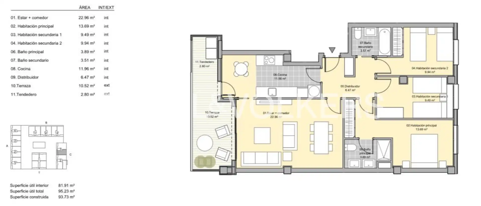 Piso en venta en Sant Just Desvern con Aire acondicionado, Calefacción y Jardín privado