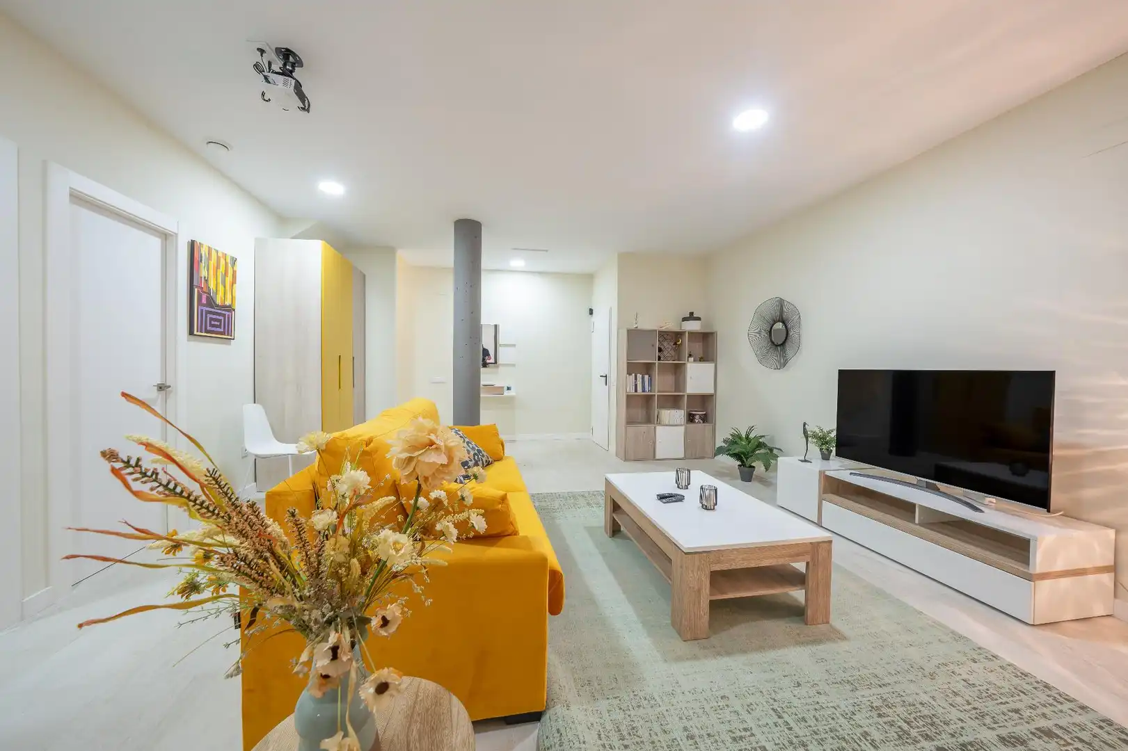 Sala d'estar de Dúplex en venda en Finestrat amb Aire condicionat, Calefacció i Jardí privat