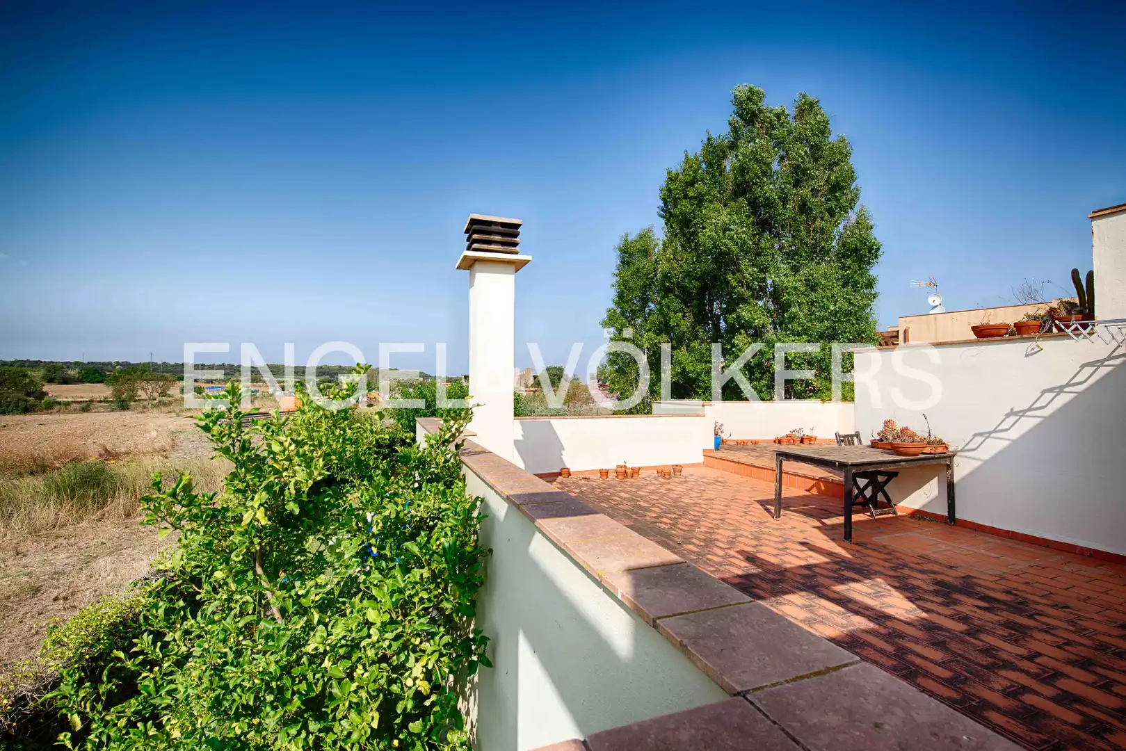 Terrace of Houses for sale in Pedret i Marzà  with Private garden, Terrace and Swimming Pool