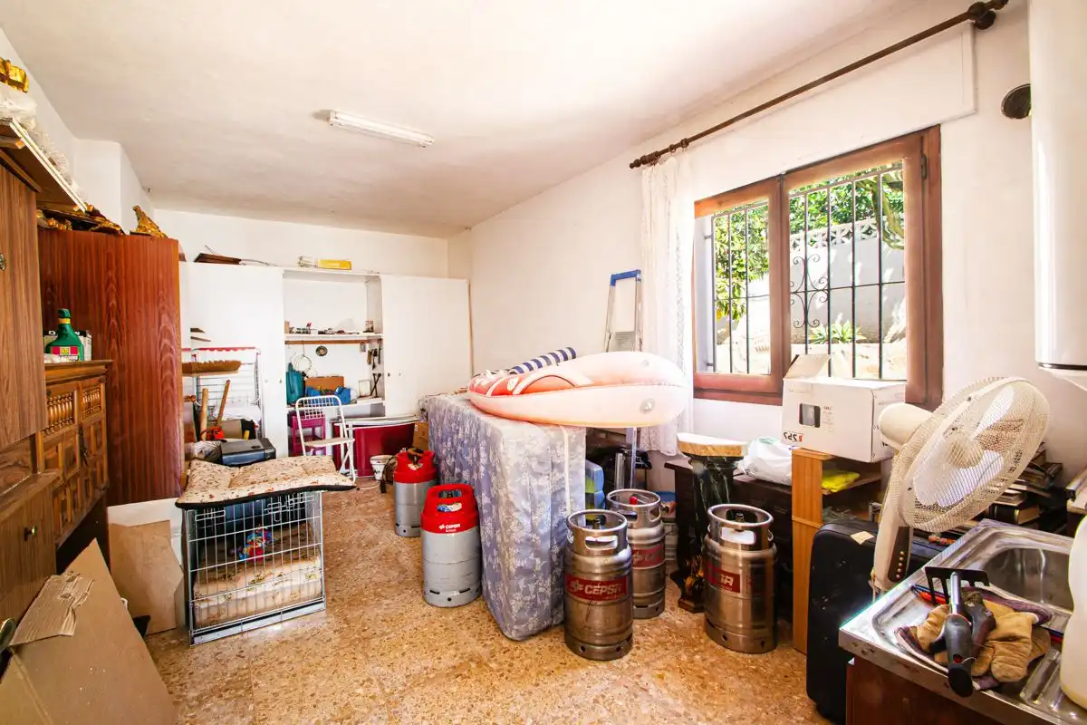 Bedroom of Houses for sale in Calpe / Calp  with Air Conditioner, Heating and Private garden