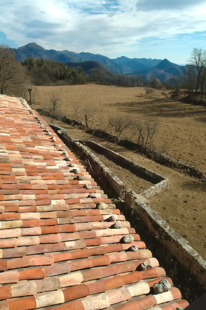 Vista exterior de Finca rústica en venta en Camprodon con Calefacción, Jardín privado y Terraza