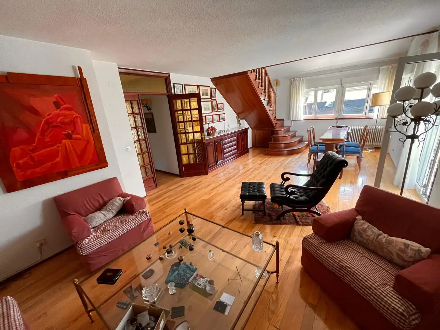 Sala de estar de Casa o chalet en venta en Las Rozas de Madrid con Calefacción, Jardín privado y Terraza