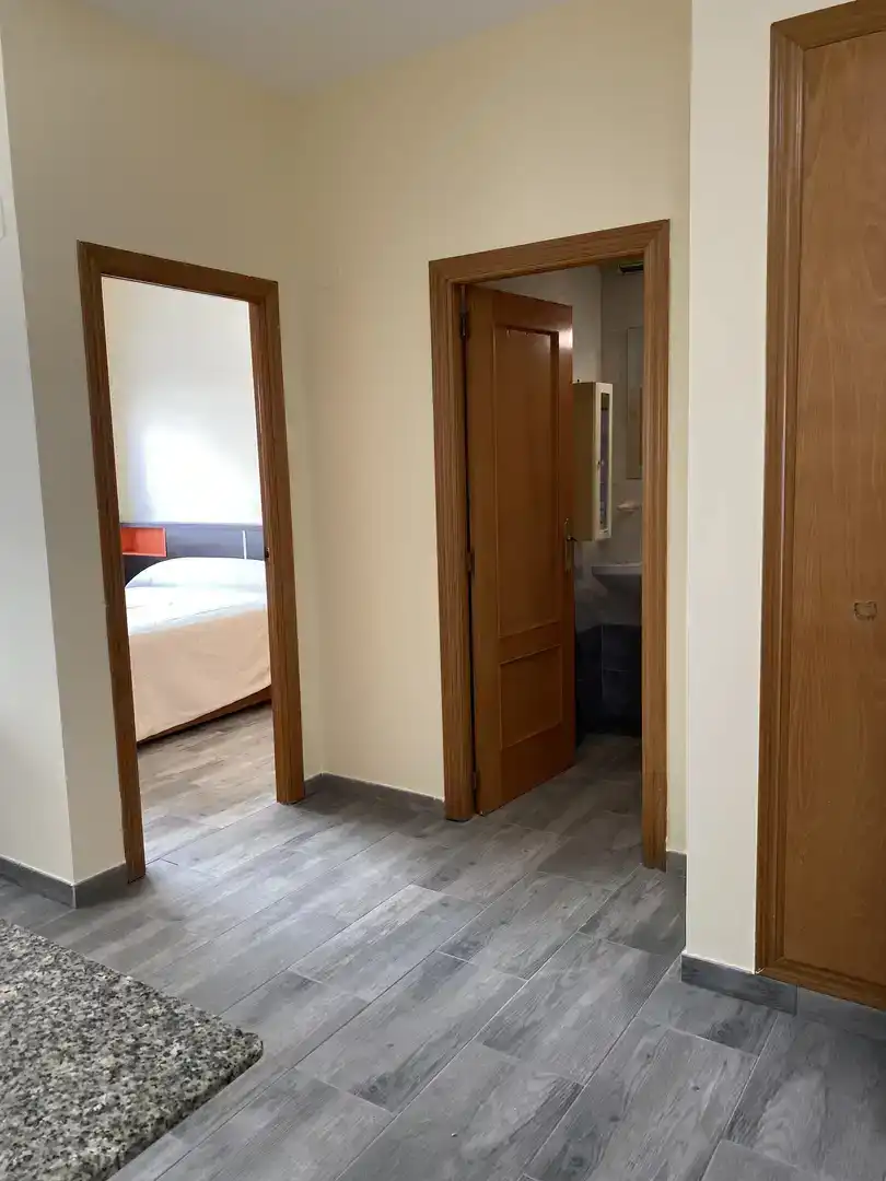 Schlafzimmer von Erdgeschoss zur Miete in Canet d'En Berenguer mit Klimaanlage und Balkon