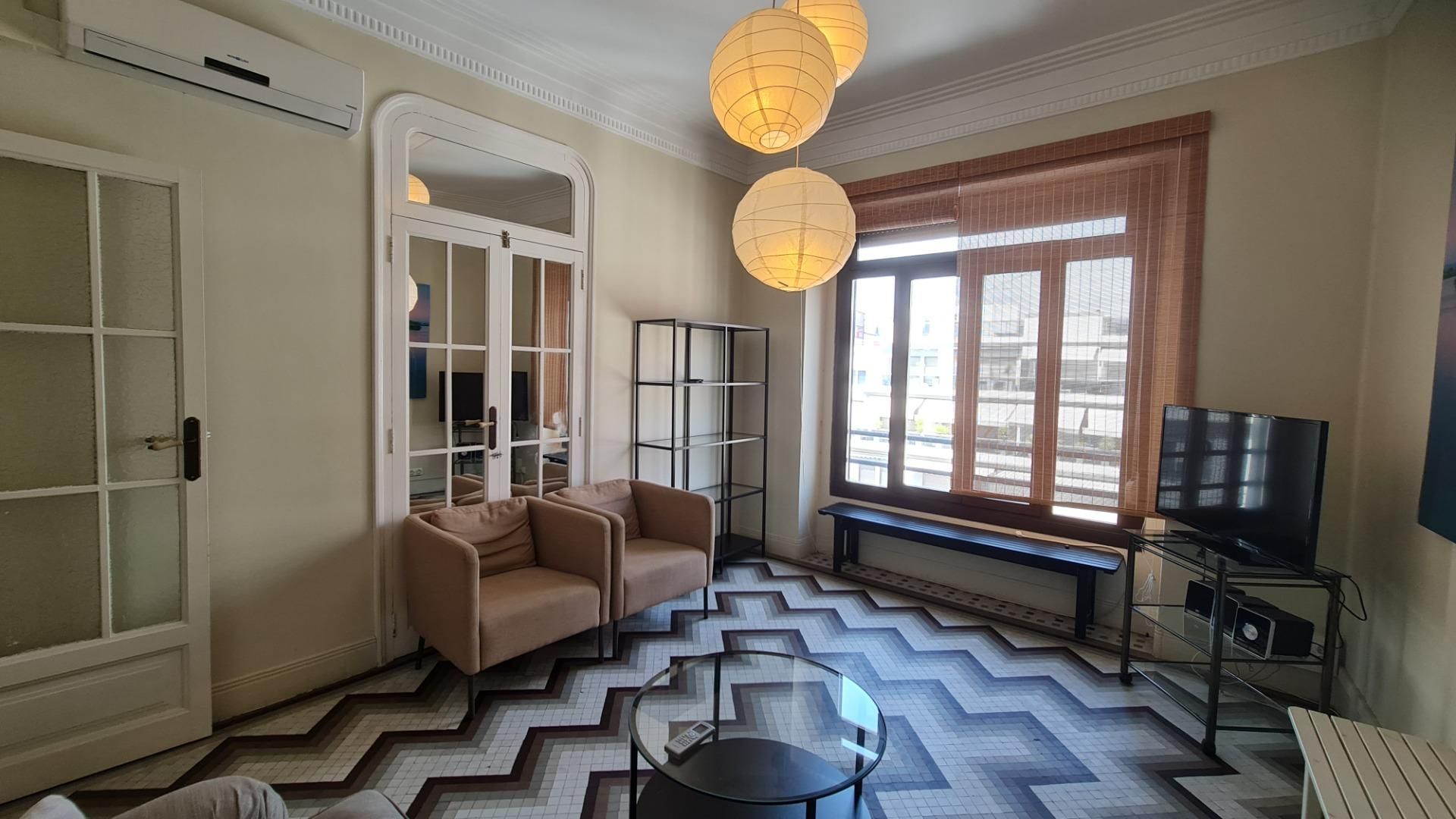 Living room of Flat to rent in  Valencia Capital  with Air Conditioner