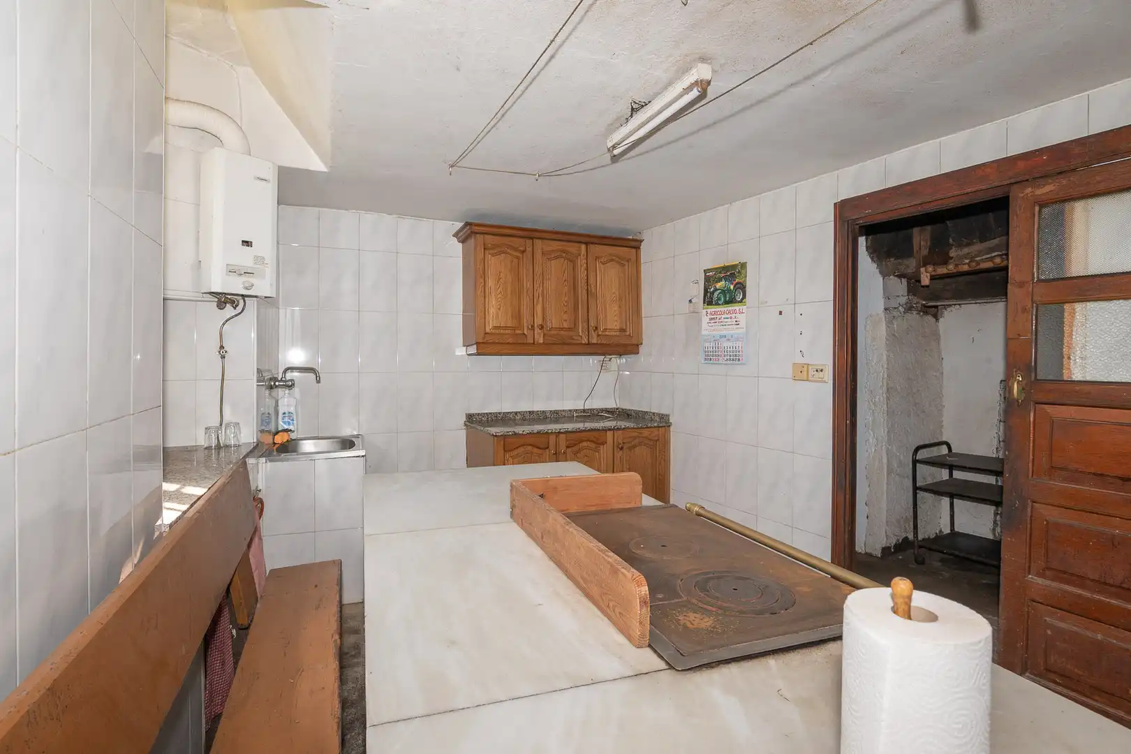 Cocina de Finca rústica en venta en Lugo con Amueblado