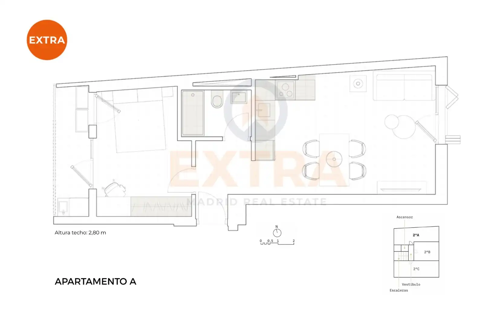 Apartament en venda en Madrid amb Aire condicionat, Calefacció i Terrassa