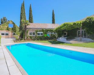 Jardí de Casa o xalet de lloguer en La Moraleja amb Aire condicionat, Terrassa i Piscina