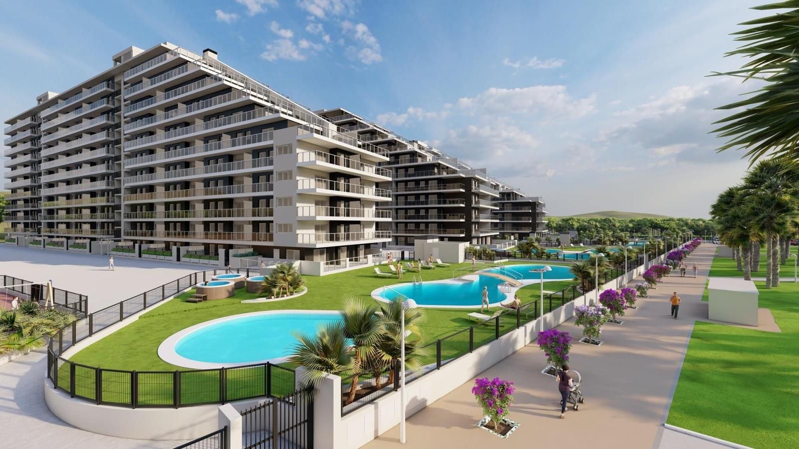 Vista exterior de Apartament en venda en Cabanes amb Aire condicionat, Calefacció i Jardí privat