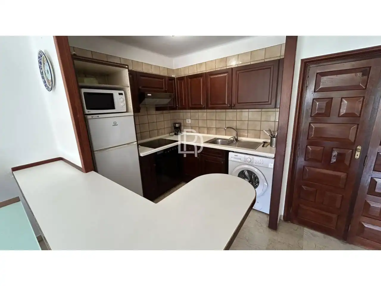 Kitchen of Flat for rent in Puerto de la Cruz  with Private garden, Terrace and Furnished