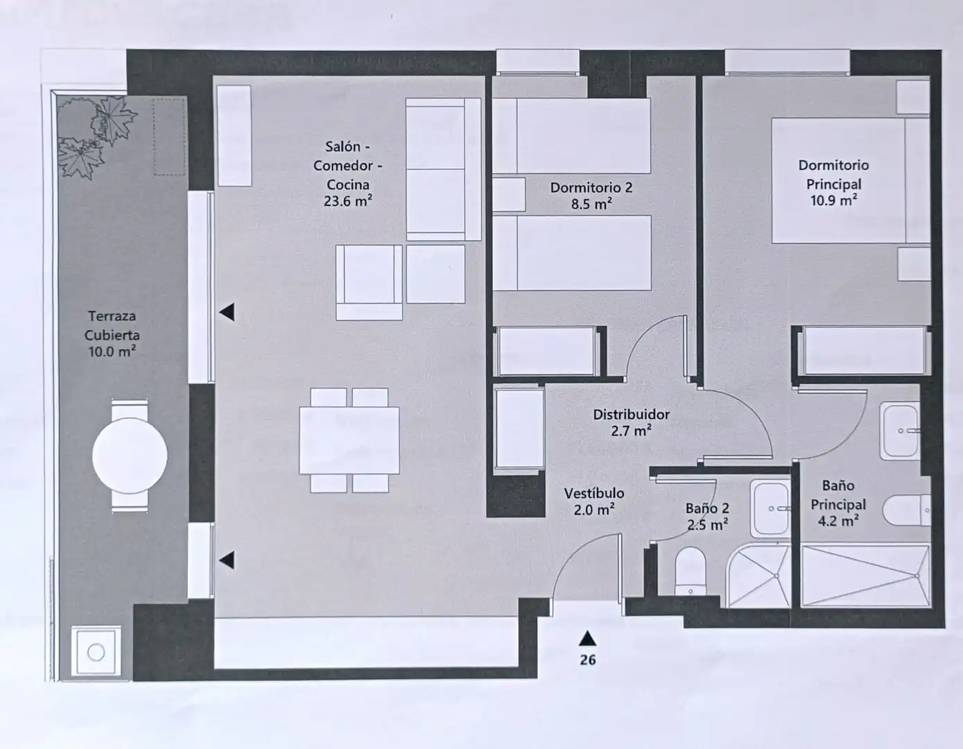 Wohnung zur Miete in Quart de Poblet mit Klimaanlage, Heizung und Abstellraum