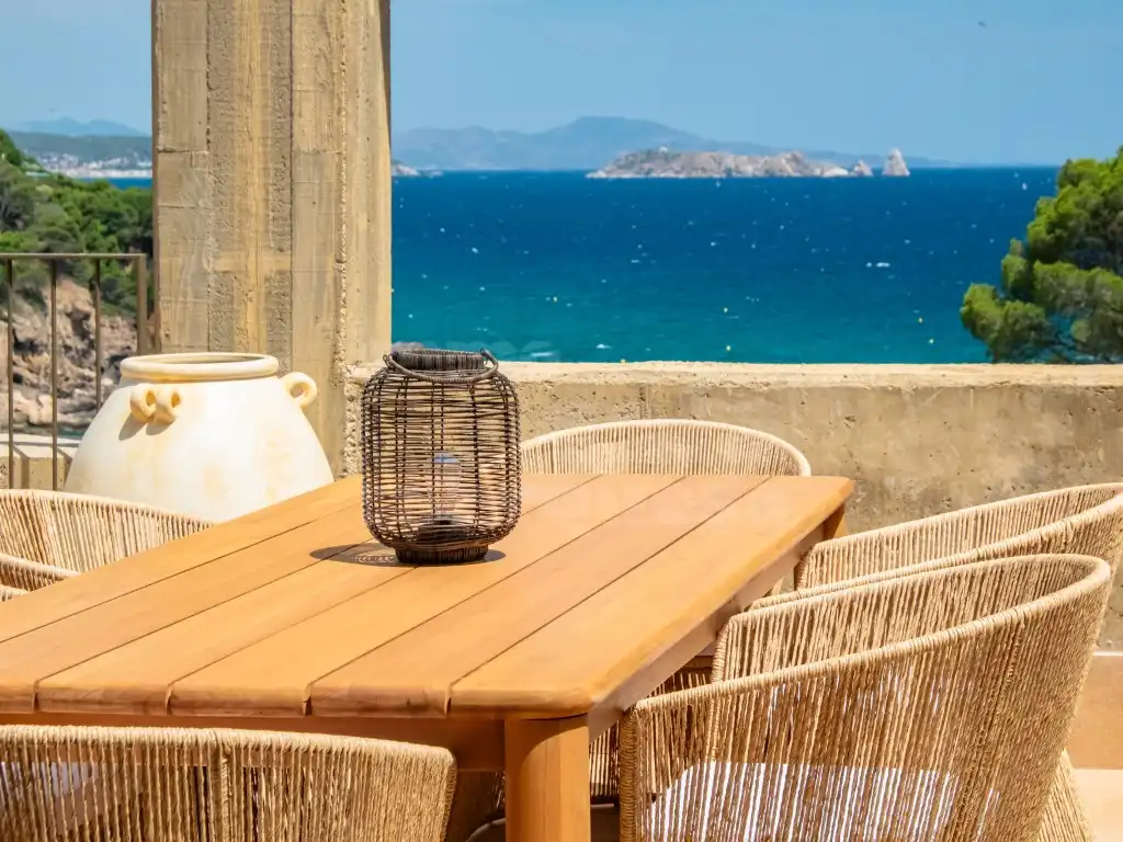 Terraza de Apartamento de alquiler en Begur