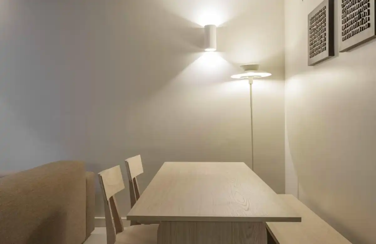 Esszimmer von Wohnungen zur Miete in Barcelona mit Klimaanlage, Möbliert und Ofen