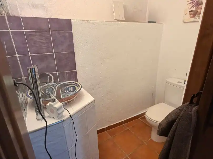 Bathroom of Houses for sale in Almáchar, Málaga
