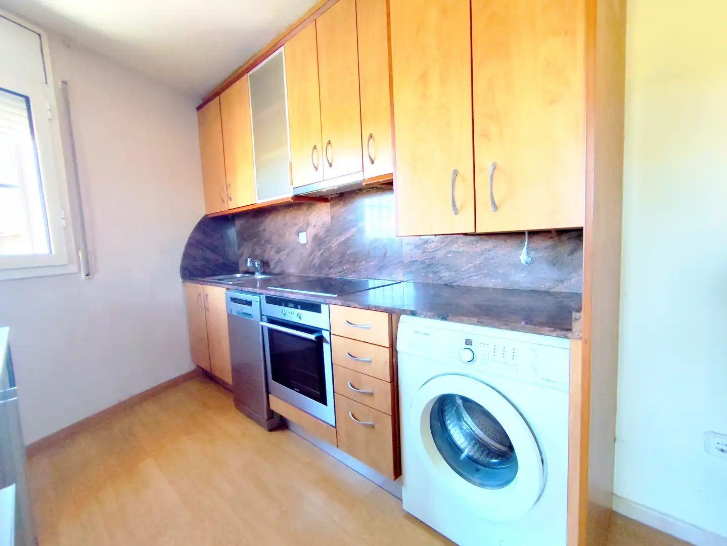 Küche von Wohnung zum Verkauf in Òdena mit Heizung, Parkett und Möbliert