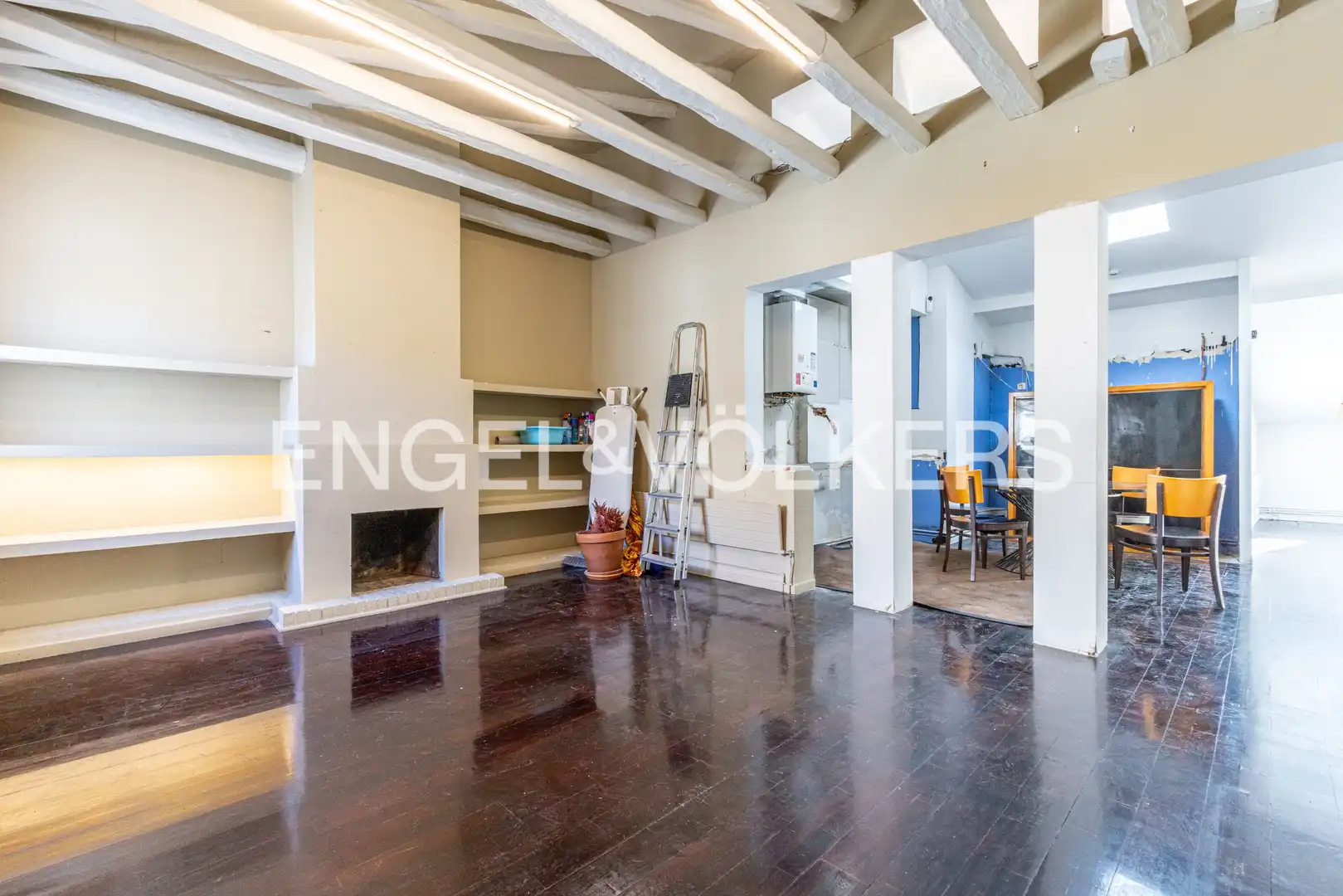 Living room of Attic for sale in Madrid  with Air Conditioner and Heating