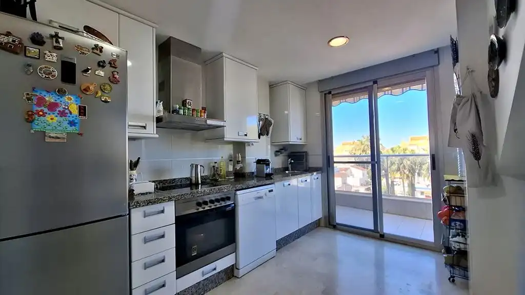 Kitchen of Attic for sale in Dénia  with Air Conditioner, Terrace and Community pool