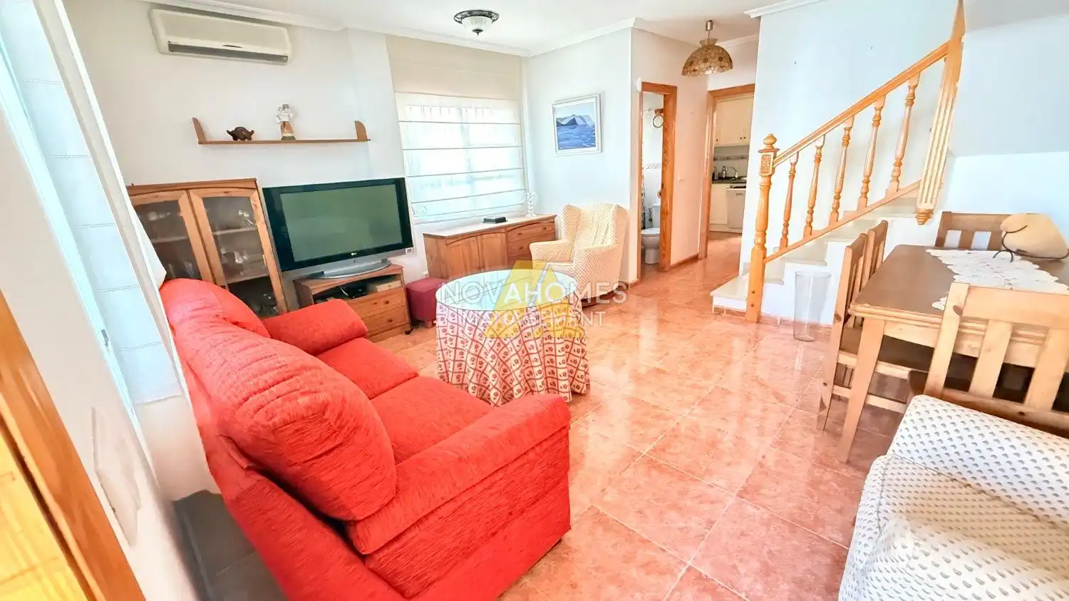 Sala d'estar de Dúplex en venda en Cartagena amb Aire condicionat, Terrassa i Moblat