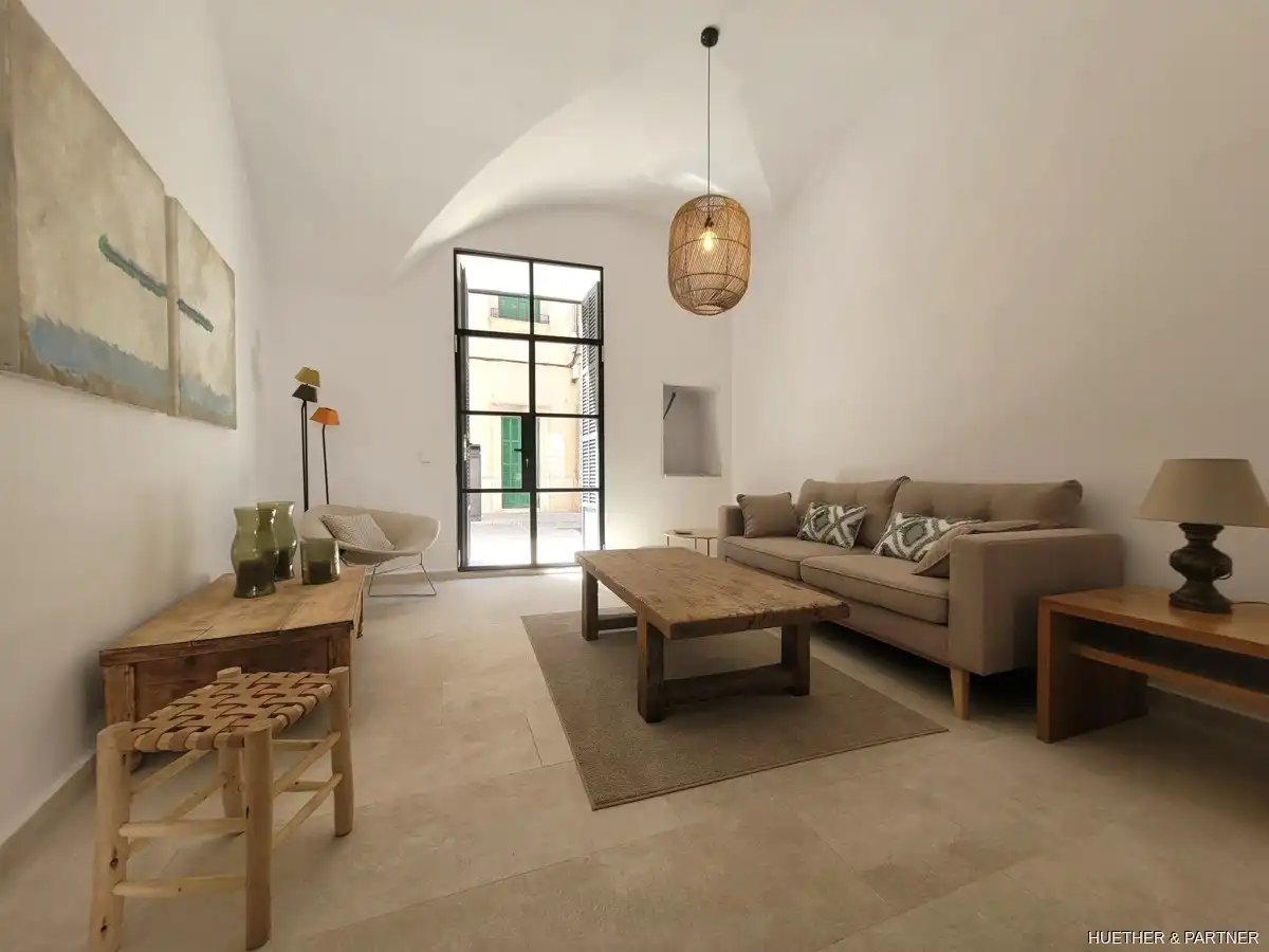 Sala de estar de Casa o chalet en venta en Campos con Aire acondicionado, Terraza y Amueblado