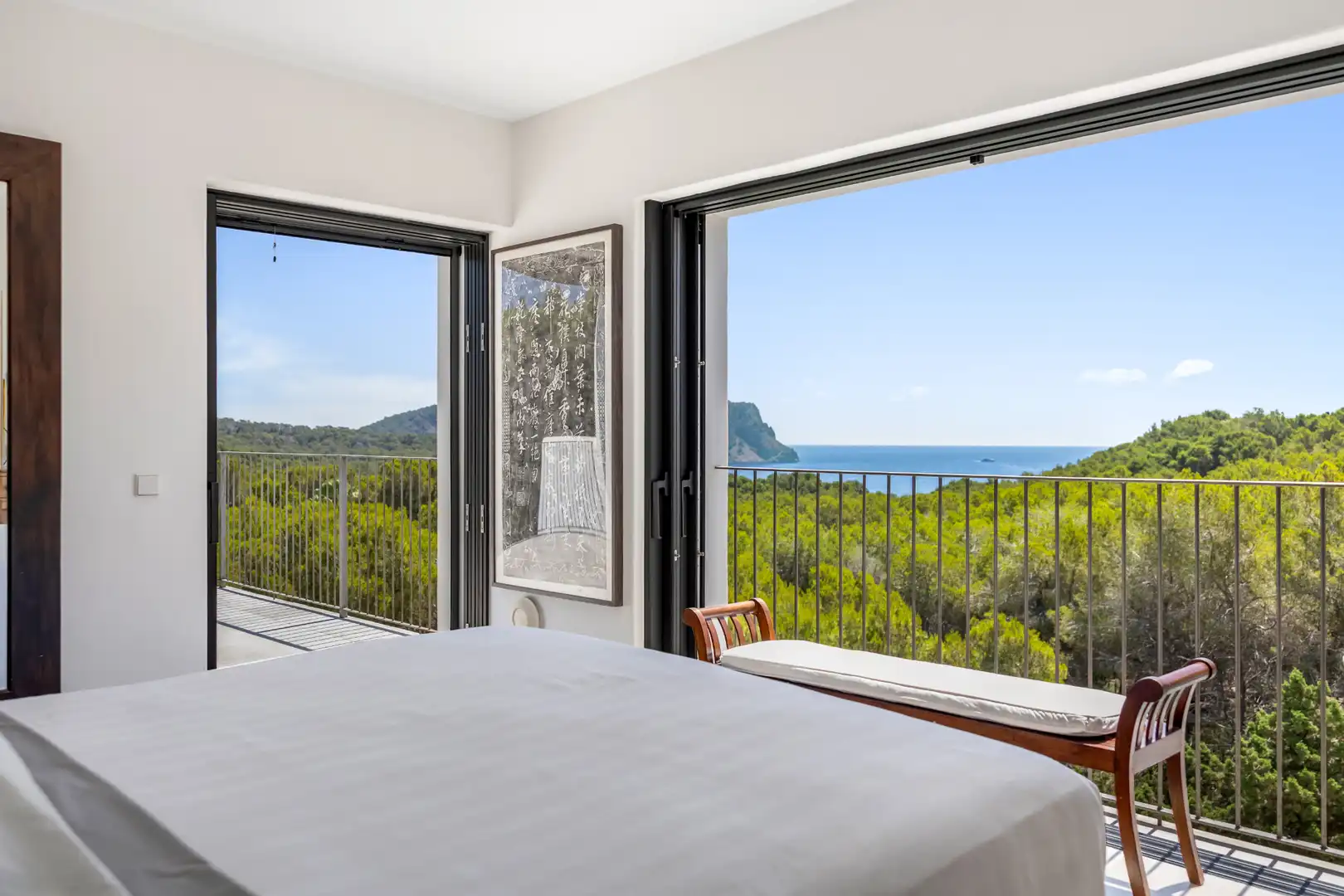 Dormitori de Casa o xalet en venda en Santa Eulària des Riu amb Aire condicionat, Calefacció i Jardí privat