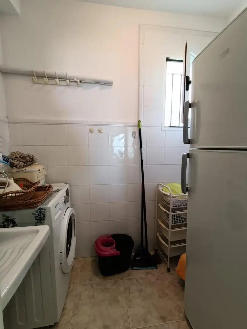 Kitchen of Flat for sale in Pulpí  with Air Conditioner, Private garden and Furnished