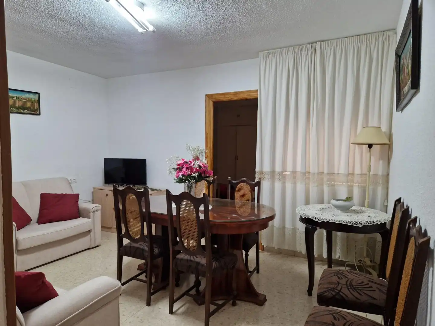 Dining room of Flat for rent in Granada  with Heating and Furnished