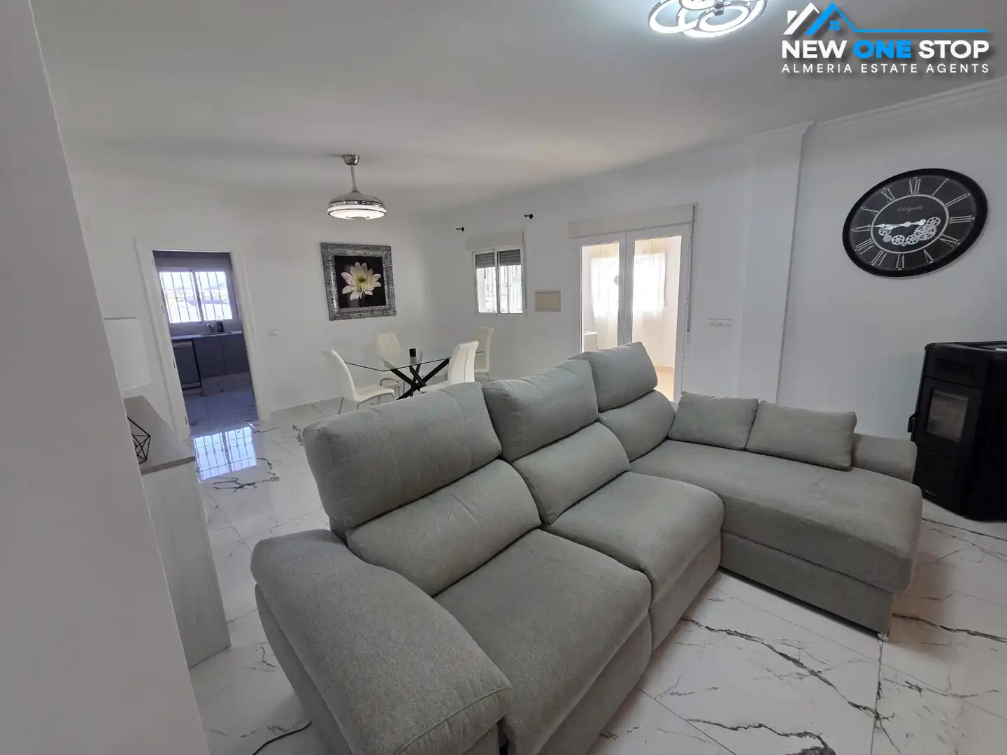 Sala de estar de Casa o chalet en venta en Arboleas con Aire acondicionado, Calefacción y Jardín privado