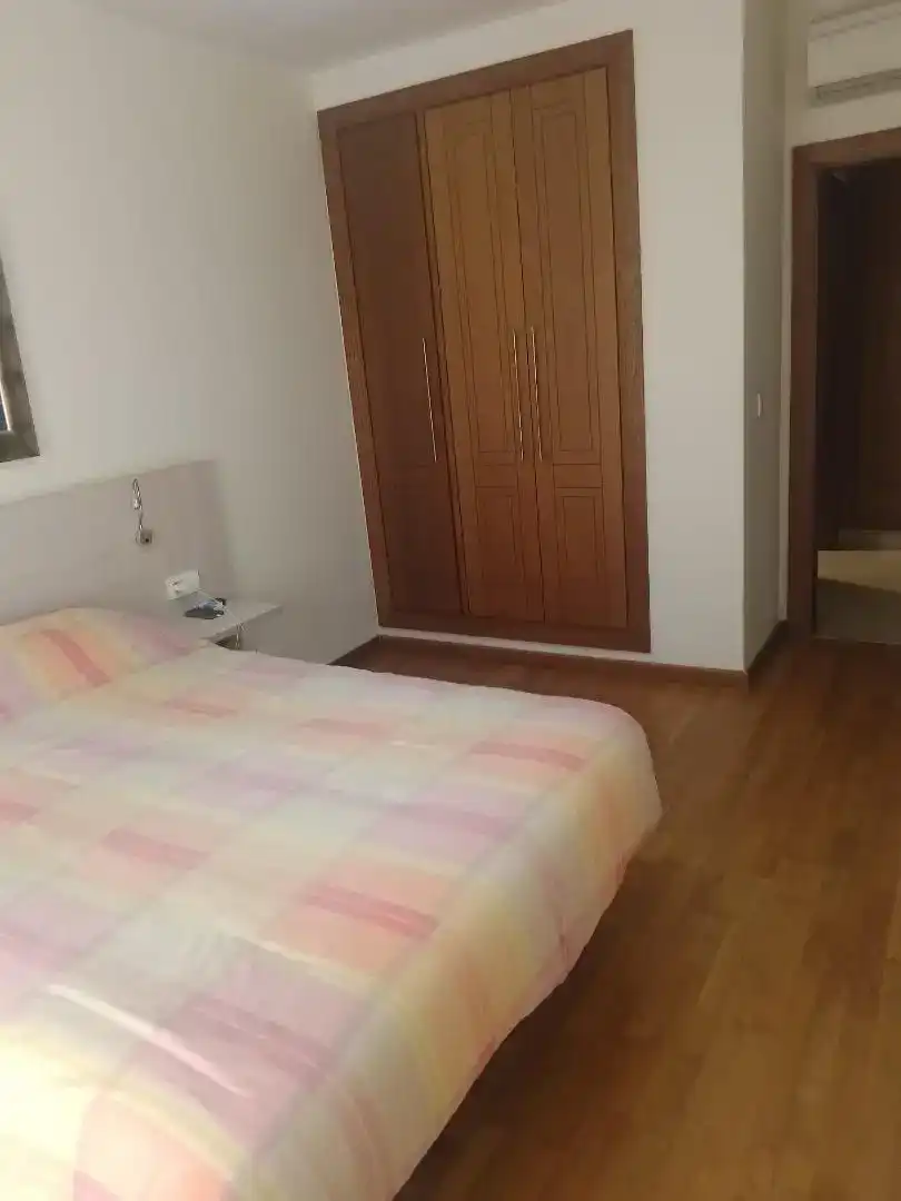 Dormitori de Apartament de lloguer en El Ejido amb Aire condicionat, Jardí privat i Parquet