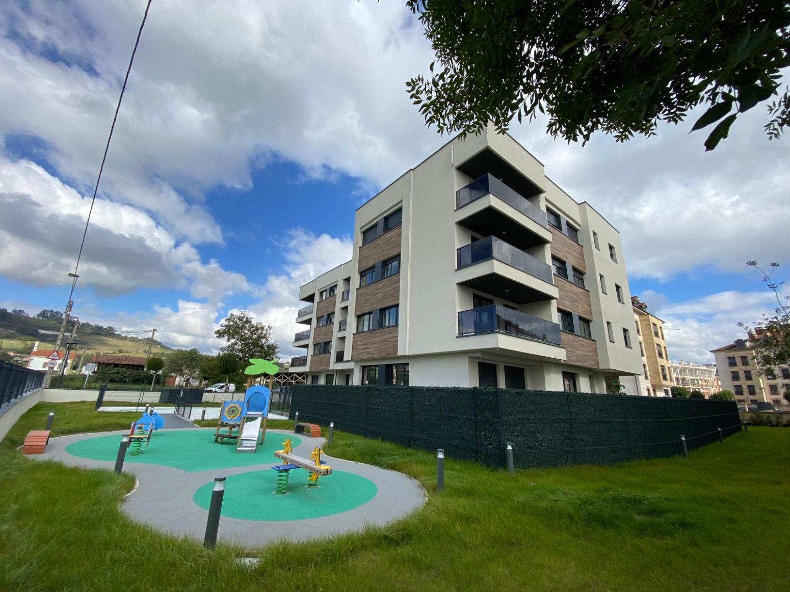 Exterior view of Flat for sale in Llanera  with Heating, Private garden and Terrace