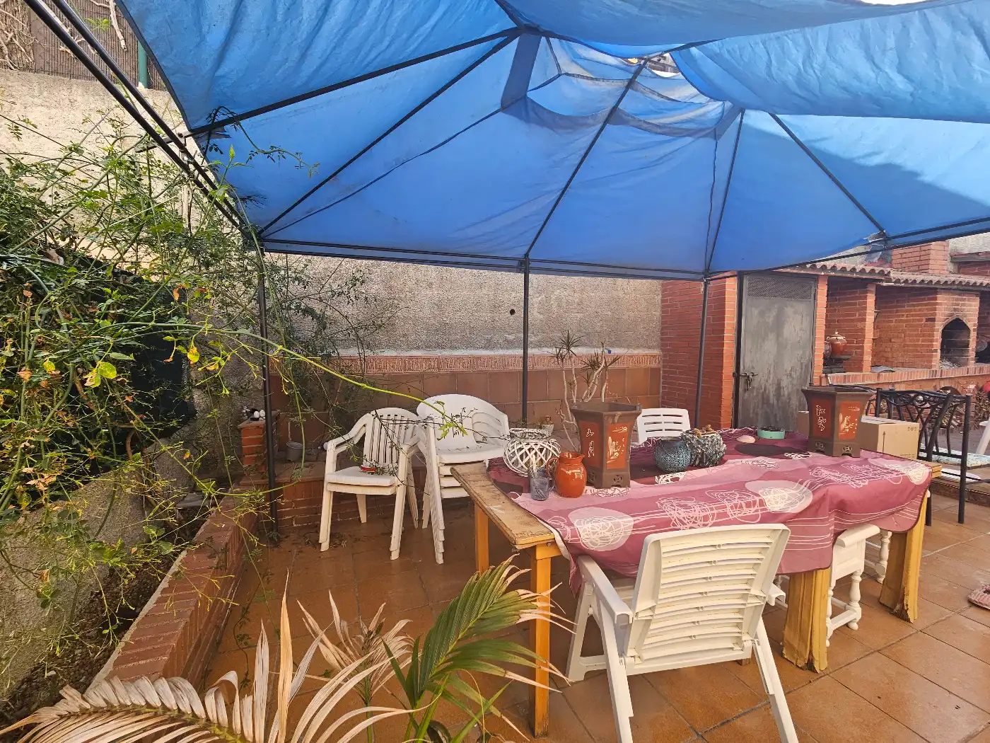 Terrassa de Casa adosada en venda en Els Pallaresos amb Aire condicionat, Jardí privat i Terrassa