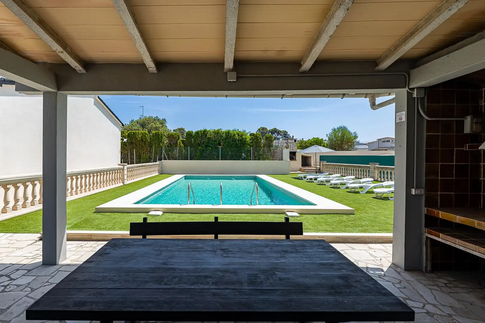Piscina de Casa o xalet en venda en  Palma de Mallorca amb Aire condicionat, Calefacció i Jardí privat