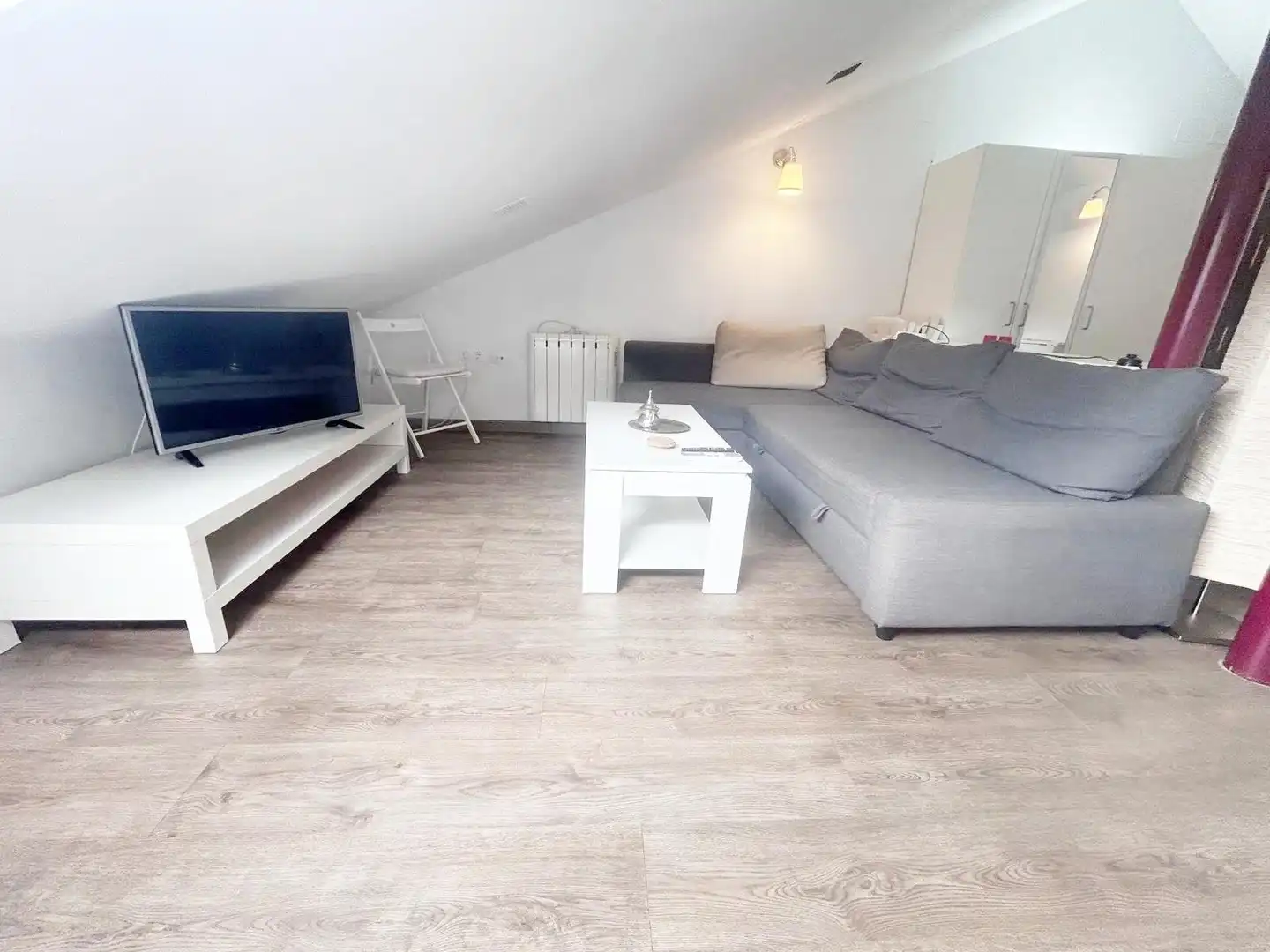 Sala d'estar de Estudi en venda en Aracena amb Aire condicionat