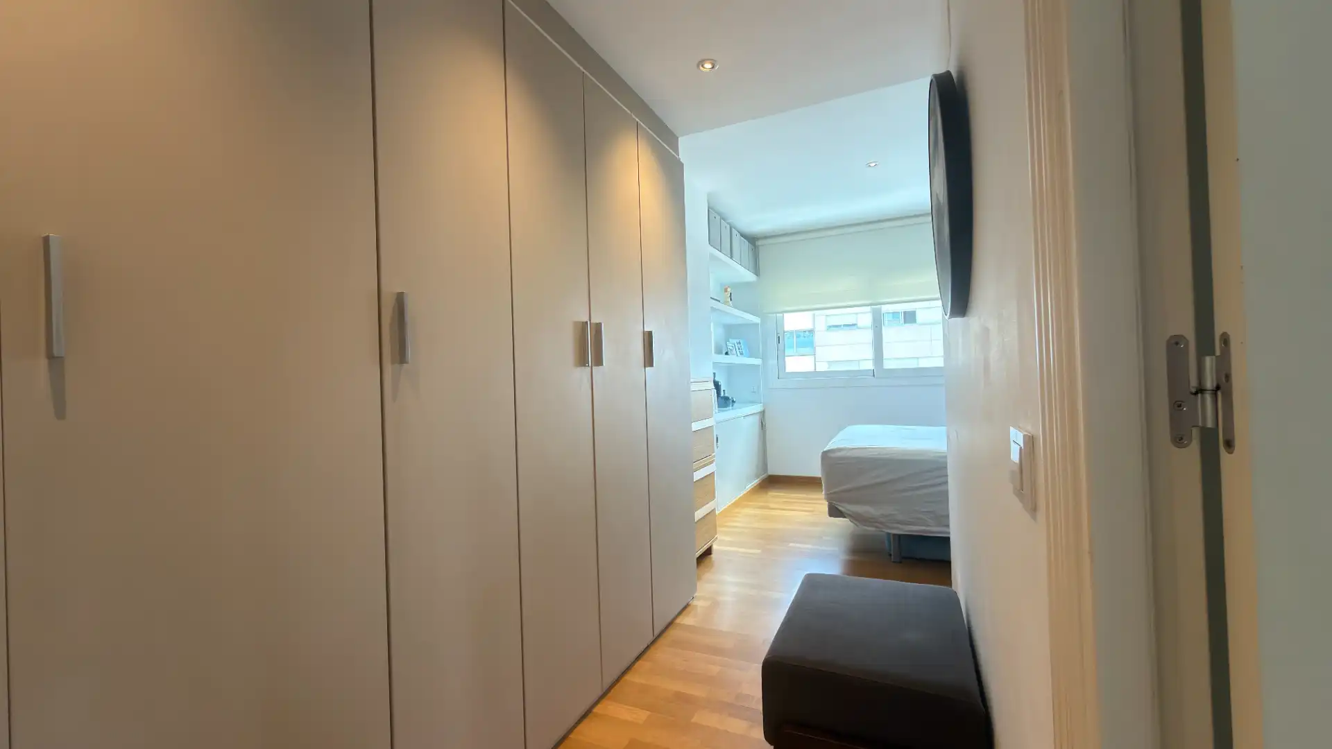 Bedroom of Flat for sale in Terrassa  with Air Conditioner, Heating and Parquet flooring