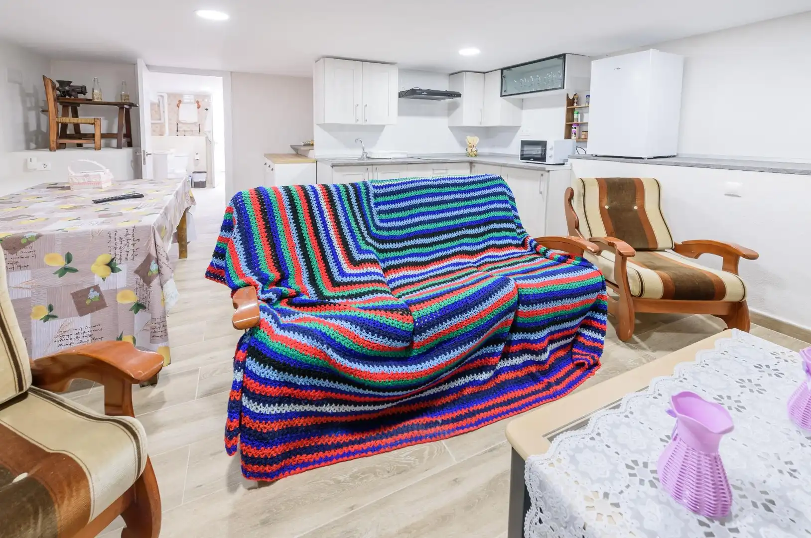 Sala d'estar de Casa o xalet en venda en Horche amb Aire condicionat, Terrassa i Piscina