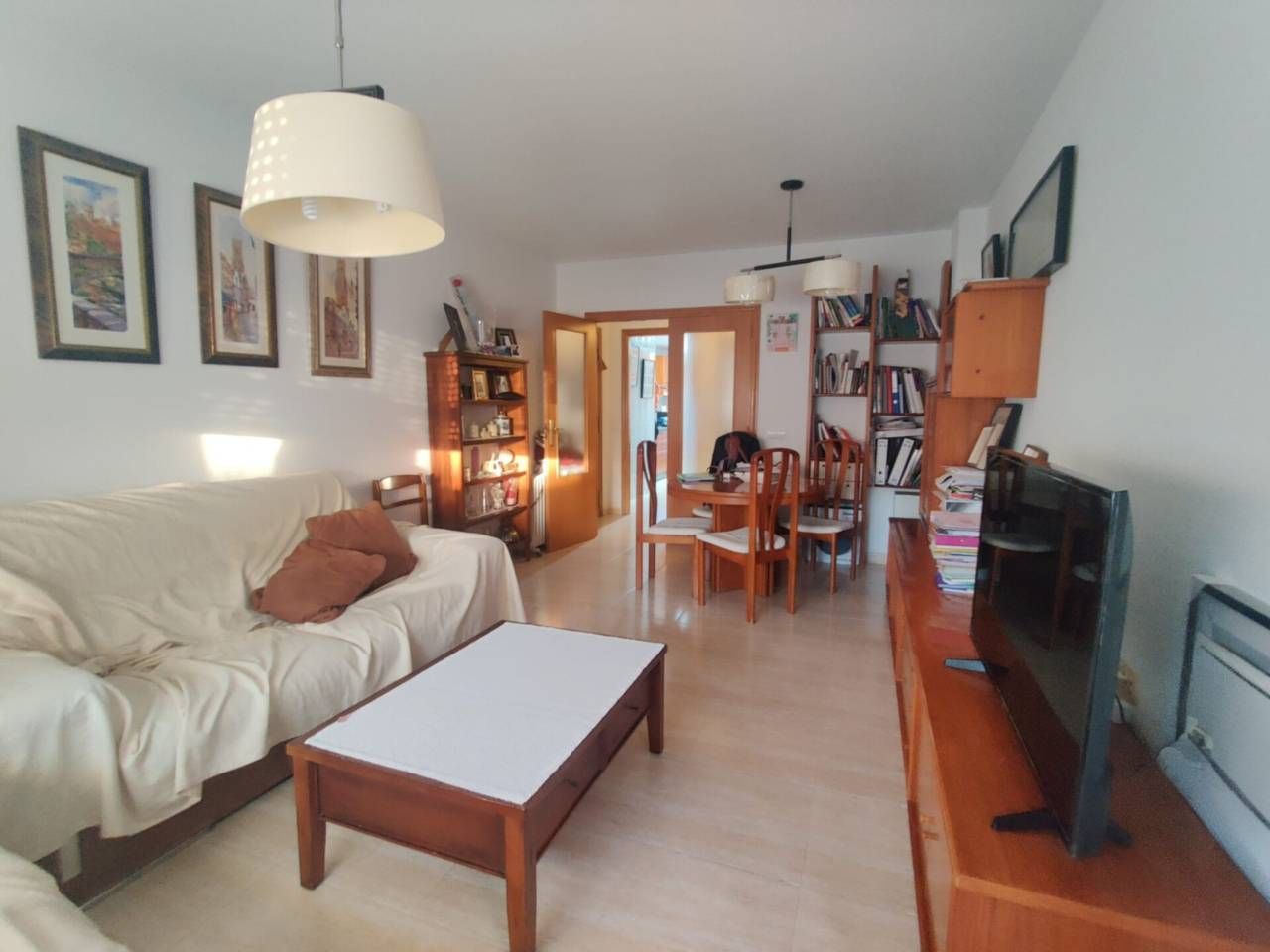 Living room of Flat for sale in  Murcia Capital  with Air Conditioner, Terrace and Storage room