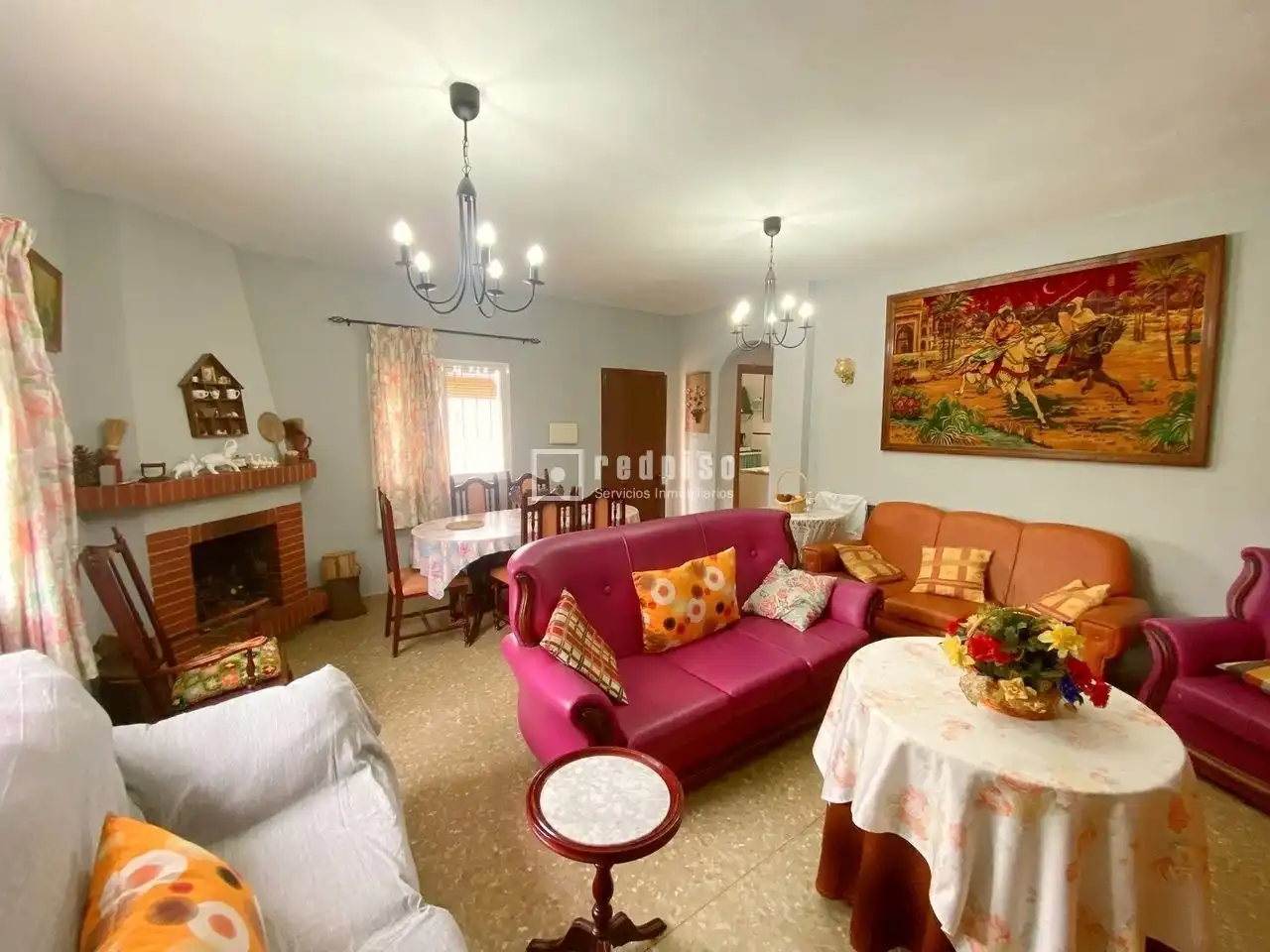 Sala d'estar de Casa o xalet en venda en Alhaurín El Grande amb Terrassa i Traster