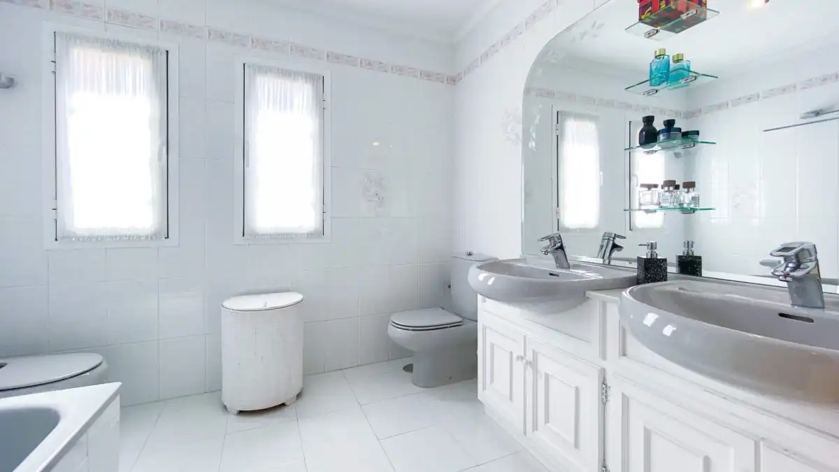 Baño de Casa o chalet en venta en Mijas con Calefacción, Jardín privado y Terraza