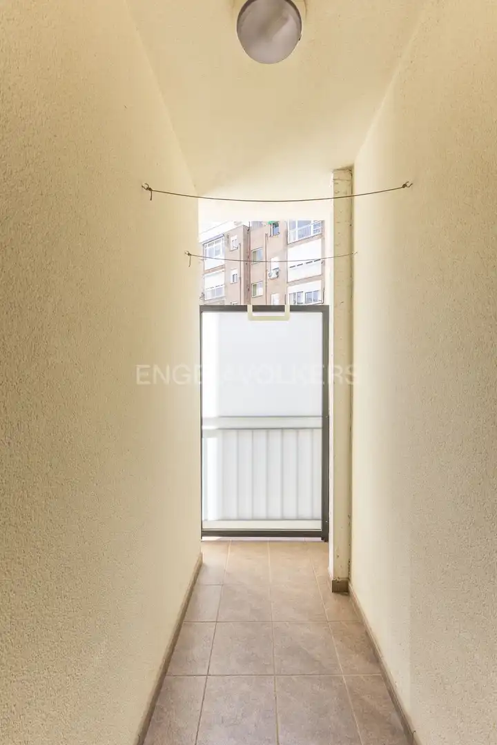 Balcony of Flat for rent in Madrid  with Air Conditioner, Heating and Furnished
