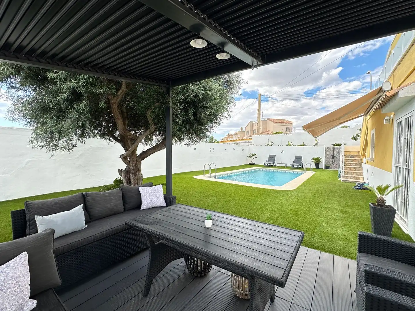 Terrace of Houses for sale in San Miguel de Salinas  with Air Conditioner, Storage room and Swimming Pool