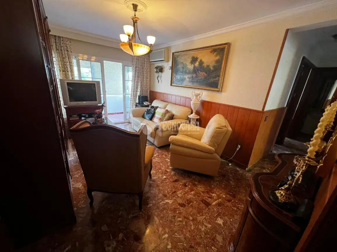 Sala de estar de Piso en venta en Sevilla con Terraza