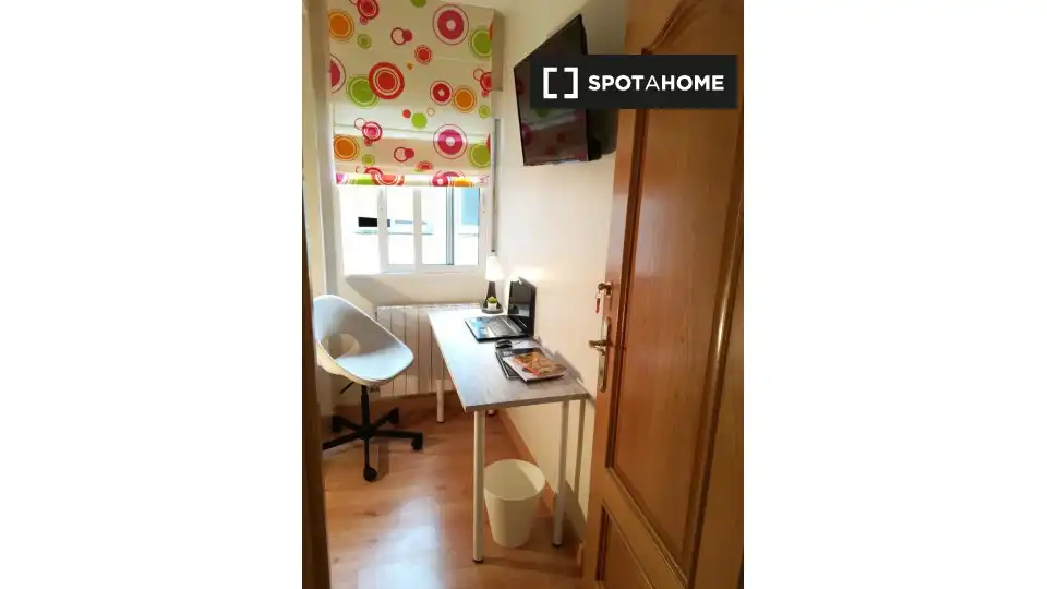 Habitación de Piso de alquiler en Zaragoza con Aire acondicionado, Calefacción y Amueblado