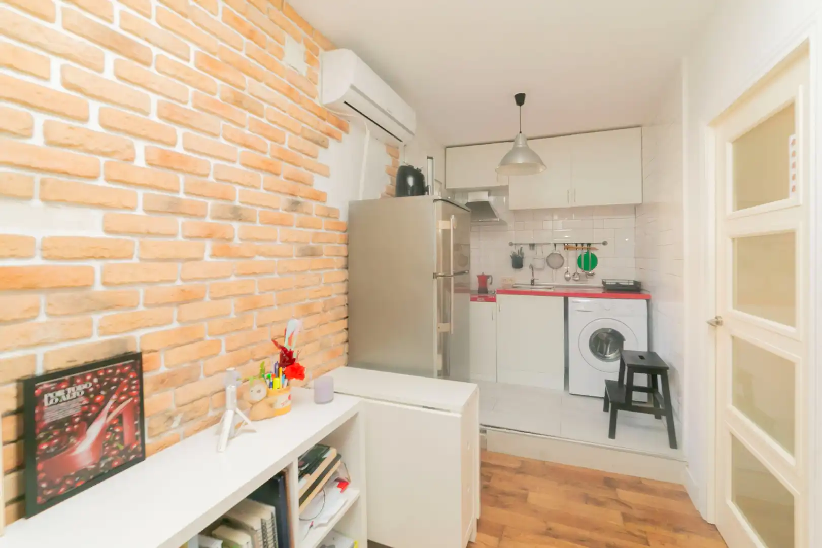Cocina de Piso de alquiler en Madrid con Aire acondicionado, Calefacción y Amueblado