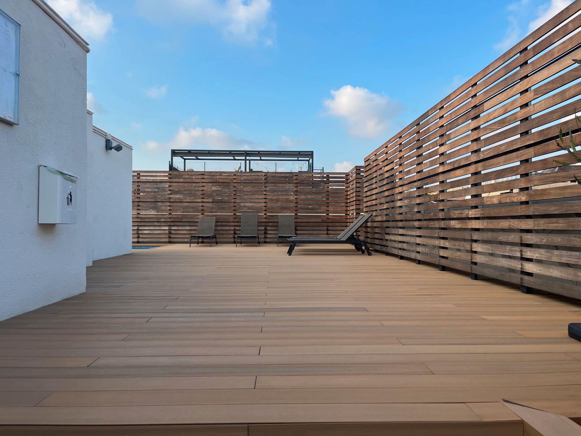 Terrace of Flat to rent in  Barcelona Capital  with Air Conditioner, Heating and Parquet flooring