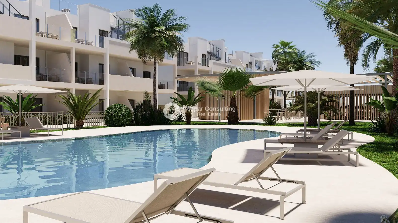 Piscina de Apartamento en venta en Torre-Pacheco con Calefacción, Terraza y Trastero