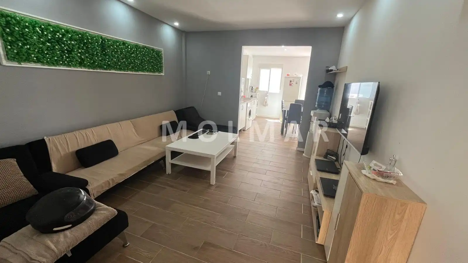 Sala de estar de Piso en venta en Tavernes de la Valldigna con Terraza, Amueblado y Horno