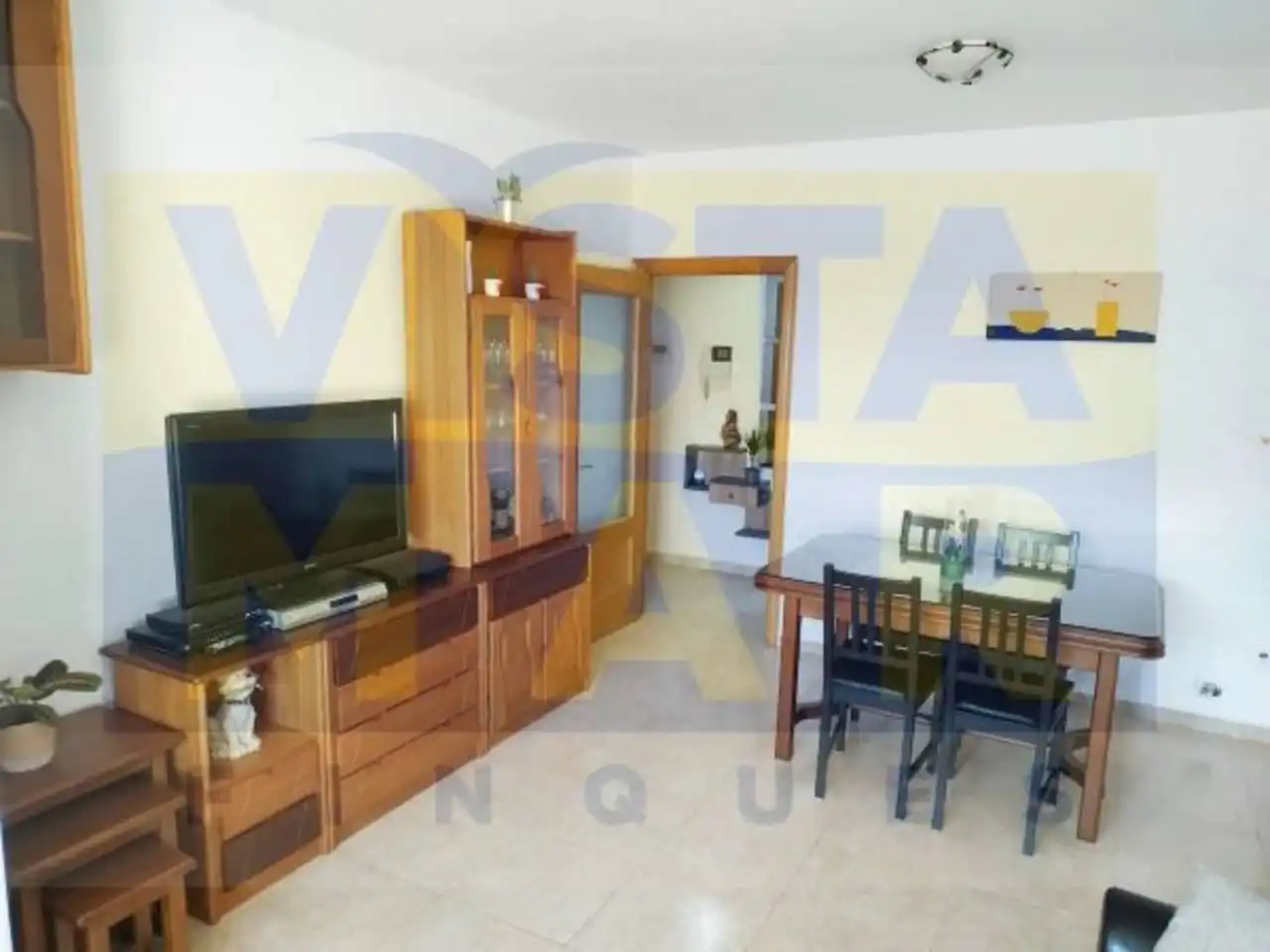 Sala d'estar de Pis en venda en Cubelles amb Aire condicionat, Calefacció i Jardí privat