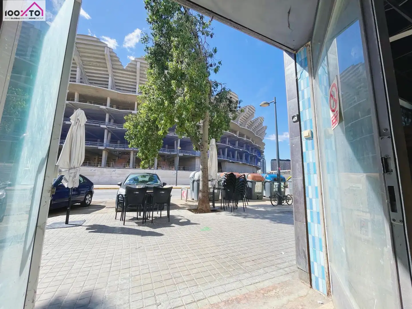 Terrace of Commercial properties for rent in Valencia
